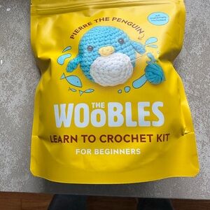 The Woobles Beginner Crochet Kit - Bright Yellow